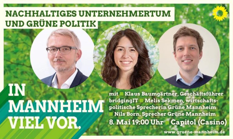 Nachhaltiges Unternehmertum und GRÜNE Politik