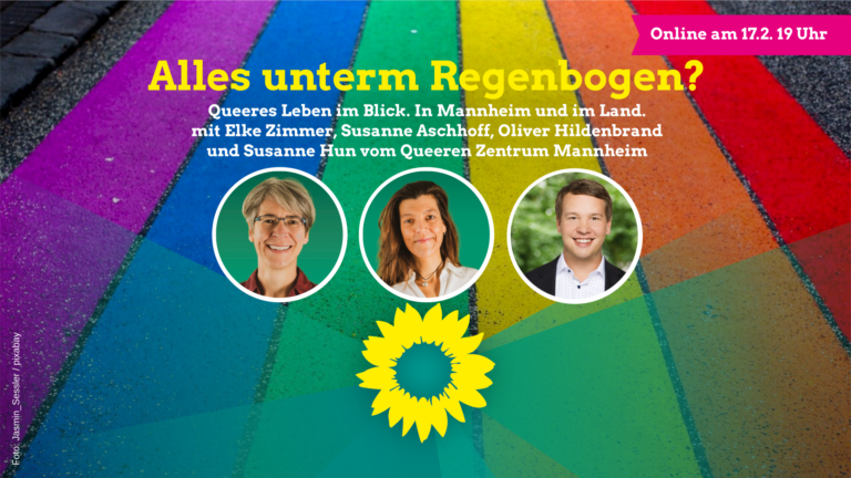 Veranstaltung: Alles unterm Regenbogen?Queeres Leben im Blick. In Mannheim und im Land