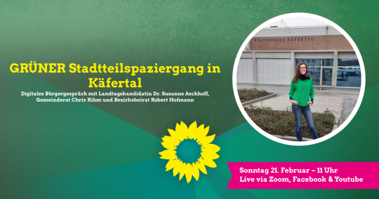 Veranstaltung: Digitaler GRÜNER Stadtteilspaziergang in Käfertal